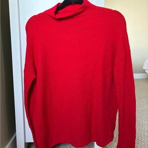 French Connection Vibrant Red Knit Top